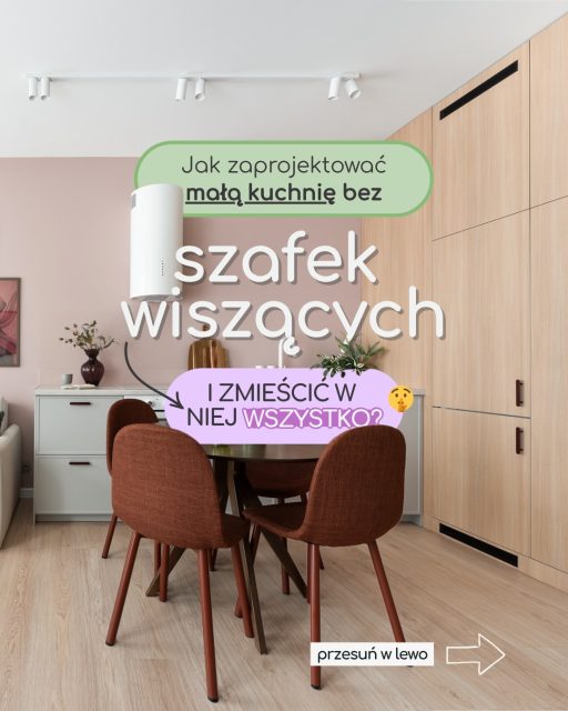 Mały metraż to dla mnie zaproszenie do kreatywnego myślenia. ✨

W tej realizacji postawiłam na odważny krok: całkowitą rezygnację z szafek wiszących. Dlaczego? Bo w małych przestrzeniach to właśnie „góra” najczęściej przytłacza i zabiera światło, którego w kawalerkach zawsze szukamy.

W tym mieszkaniu wykorzystałam wnękę po dawnej garderobie, by stworzyć tam wielofunkcyjną przestrze. Schowaliśmy tam wszystko - od lodówki po odkurzacz i mikrofalówkę, a od strony przedpokoju znalazło się nawet miejsce na okrycia wierzchnie. 🧥🧤

Efekt? Kuchnia jest lekka, nowoczesna i w pełni gotowa na przyjęcie gości. Udowadniam tutaj, że funkcjonalność wcale nie musi oznaczać zabudowania każdej wolnej ściany aż po sam sufit. Rozwiązania mają być dopasowane do potrzeb, a nie do utartych schematów. 💛

Planujesz właśnie swoją kuchnię i zastanawiasz się, jak pogodzić projekt z brakiem miejsca? Zapisz ten post – może być Twoją inspiracją, kiedy poczujesz, że metraż Cię ogranicza! 📌

A jeśli Twoje mieszkanie potrzebuje świeżego, funkcjonalnego spojrzenia – odezwij się. Pomogę Ci wycisnąć z Twojego metrażu to, co najlepsze.

👱🏻‍♀️Mam na imię Justyna i projektuję przytulne wnętrza, w których po prostu chce się mieszkać. 💕

#projektowaniewnętrz #małakuchnia #sprytnerozwiązania #funkcjonalnewnętrze 
────────────
🔑home staging Polska, kuchnia bez szafek, remont mieszkania Warszawa