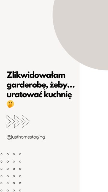 W projektowaniu małych metraży czasem trzeba zrobić krok w tył, żeby zrobić dwa kroki naprzód. 🧠Układ z małą, zamkniętą garderobą kompletnie paraliżował przestrzeń. Dlatego w miejscu dawnej garderoby powstała sprytna zabudowa od stolarza, która działa na dwa fronty. Od strony kuchni ukryła lodówkę, mikrofalówkę i... odkurzacz. Od strony przedpokoju - to pełnoprawna szafa na kurtki i buty.
Efekt? Zamiast ciasnoty mamy czysty korytarz i w pełni ergonomiczną kuchnię, w której zmieściło się WSZYSTKO (nawet zmywarka 45 cm i płyta indukcyjna). W małych mieszkaniach nie ma miejsca na przypadki - liczy się czysta logika i szukanie rozwiązań tam, gdzie inni widzą ścianę. 😉
A Ty? Poświęciłabyś osobną garderobę dla wygodnej kuchni? Daj znać w komentarzu, jak podchodzisz do takich kompromisów! ⬇️
#kawalerka #małymetraż #funkcjonalnewnętrze #przechowywanie #kuchniawkawalerce homestagingpolska
────────────
🔑 Ergonomia w kuchni, Metamorfoza kawalerki, Sprytne przechowywanie