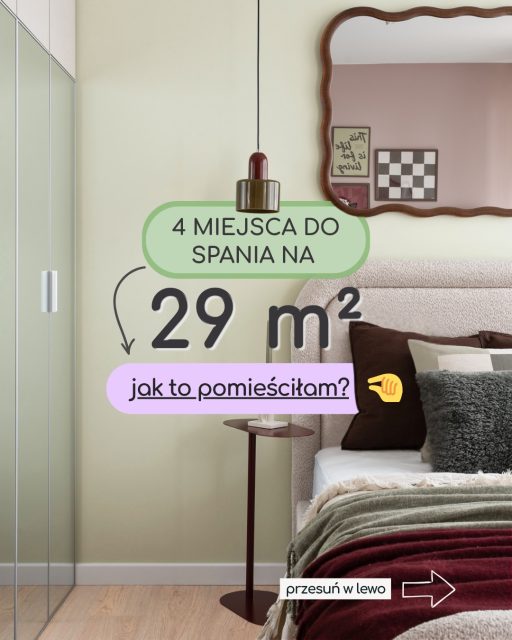 Czy 29 metrów jest w stanie pomieścić 𝗞𝗢𝗠𝗙𝗢𝗥𝗧𝗢𝗪𝗢 4 osoby? 😮‍💨 Na papierze brzmi to jak przepis na klaustrofobię, ale w praktyce - to była tylko kwestia wyburzenia jednej ściany. 

Najłatwiej byłoby wstawić tutaj dwie kanapy i liczyć na to, że goście będą mieli sprawne kręgosłupy. Ale umówmy się: w najmie krótkoterminowym Twoje „być albo nie być” zależy od tego, czy ludzie u Ciebie faktycznie się wyśpią. 😴

Wyburzenie ściany na środku mieszkania zmieniło wszystko. Dostaliśmy przestrzeń, która „oddycha” i mieści dwa pełnowymiarowe miejsca do spania. Efekt? 👉 Maksymalne wykorzystanie każdego centymetra bez rezygnacji z wygody.

Wyciskanie maksa z małych metraży to zdecydowanie mój konik. 😄Bo projektowanie to przede wszystkim logika, która sprawia, że mieszkanie jest funkcjonalne (i zarabia dla Ciebie).

#kawalerka #małymetraż #remontmieszkania #wynajemkrotkoterminowy #pomysłnawnętrze homestagingpolska
────────────
🔑  Metamorfoza kawalerki, Funkcjonalne wnętrze, Inwestowanie w nieruchomości, Małe mieszkanie, Układ funkcjonalny