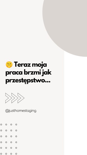 Dobra, ja zaczęłam, to teraz Wasza kolej. Opiszcie swoją pracę tak, żeby brzmiała nielegalnie.  Może być jednym zdaniem. 😅👇🕵🏼

#homestaging #homestaging #projektowaniewnętrz #aranżacjawnętrz

metamorfoza wnętrz, nieruchomości, przygotowanie mieszkania do sprzedaży, sprzedaż nieruchomości