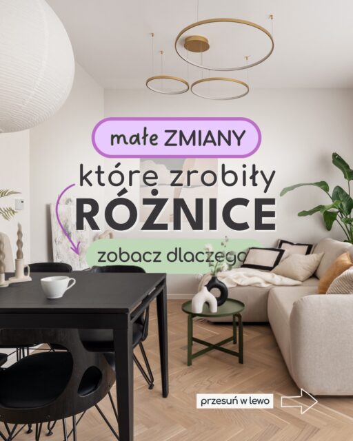 To mieszkanie było już przygotowane do sprzedaży przez kogoś innego. Mimo to zabrakło w nim kilku kluczowych elementów, przez które wnętrze nie prezentowało swojego pełnego potencjału. Dlatego wykonałam rehomestaging – czyli poprawiłam istniejącą aranżację, zamiast tworzyć ją od podstaw.

Zmieniłam m.in.:
✨ proporcje oświetlenia,
✨ układ i dobór dodatków,
✨ kształty mebli.

⚠️ Nie każdy homestaging jest wykonany dobrze, dlatego warto dokładnie zweryfikować osobę, której powierzacie przygotowanie nieruchomości. 📩 Jeśli Twoja nieruchomość długo czeka na kupca lub najemcę albo czujesz, że obecna aranżacja nie wykorzystuje jej potencjału, napisz do mnie. Chętnie pomogę przygotować ją do sprzedaży lub wynajmu i wydobyć z niej to, co najlepsze.

#wynajemmieszkań #metamorfozawnętrz #aranżacjawnętrz #nieruchomości #dekoracjewnętrz
────────────
🔑przygotowanie mieszkania do sprzedaży, przygotowanie mieszkania do wynajmu, metamorfoza wnętrza, stylizacja wnętrz, aranżacja salonu.