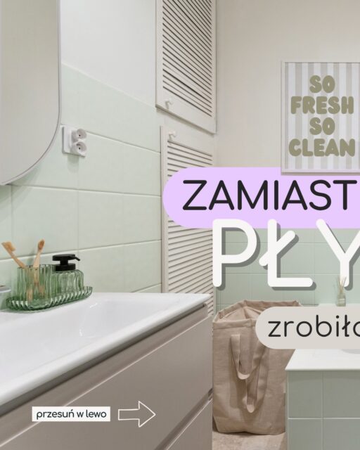 Nie każda łazienka potrzebuje kontenera na gruz. 😉 

W mieszkaniu przygotowywanym na sprzedaż zamiast skuwać płytki, postanowiłam je pomalować. Dokładne mycie, odtłuszczenie, zmatowienie, grunt i farba do płytek, a łazienka zyskała zupełnie nowy, jasny charakter.

Tutaj chodziło o to, by pokazać kupującym potencjał tego pomieszczenia, a nie wydawać fortuny na remont. 

Nowy właściciel może się od razu wprowadzić i spokojnie zaplanować generalny remont za jakiś czas.

Malowałyście kiedyś płytki u siebie? Dajcie znać w komentarzu 👇

malowanie płytek w łazience, metamorfoza łazienki, odświeżenie łazienki bez remontu, łazienka bez skuwania płytek, home staging Warszawa, mieszkanie na sprzedaż, przygotowanie mieszkania do sprzedaży